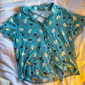 Ice Cream Mickey Mouse top